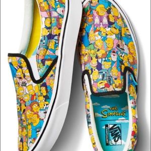 SOLD OUT! Simpson vans slip on womens size 12 mens 10.5